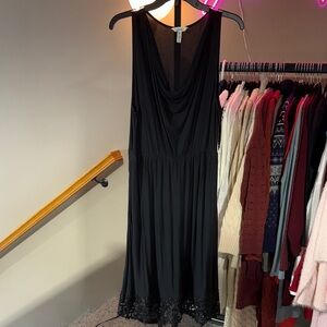 Soma Elegant Black Lace Dress